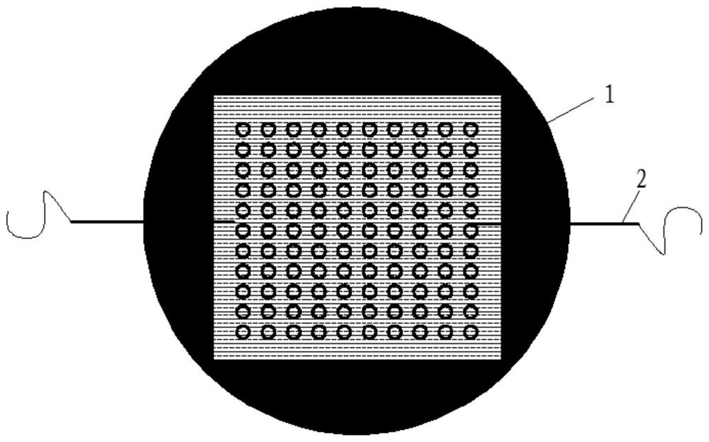 A flexible electronic pressure sensing device and preparation method thereof