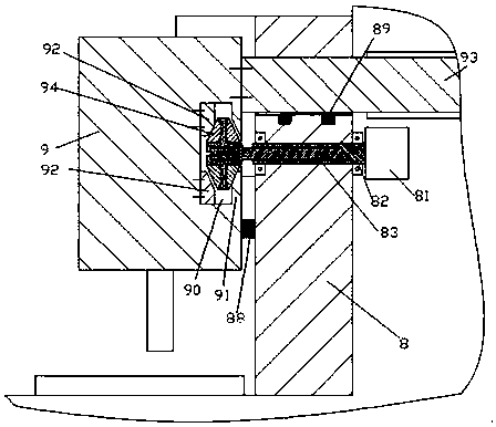 A mechanical processing device for convenient adjustment of clearance