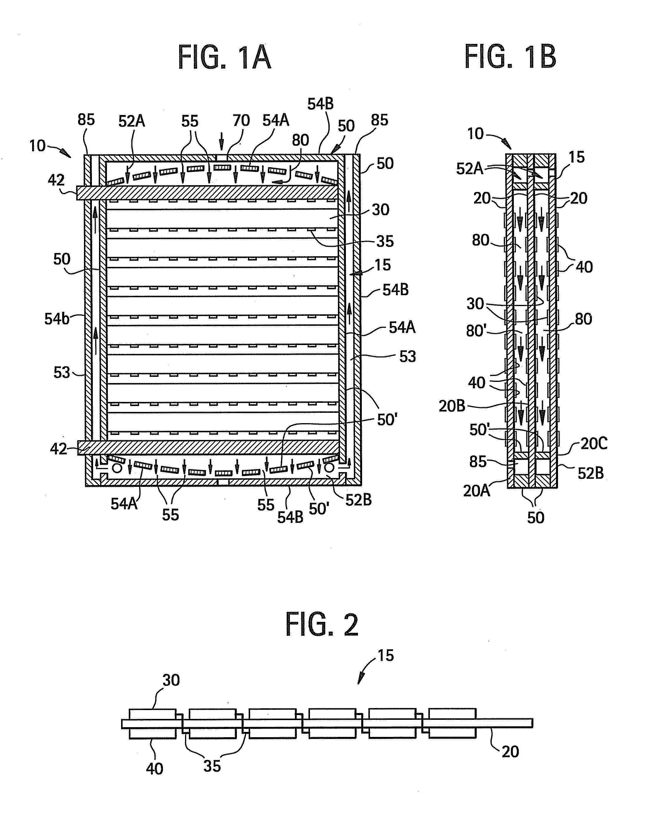 Low mass solid oxide fuel device array monolith