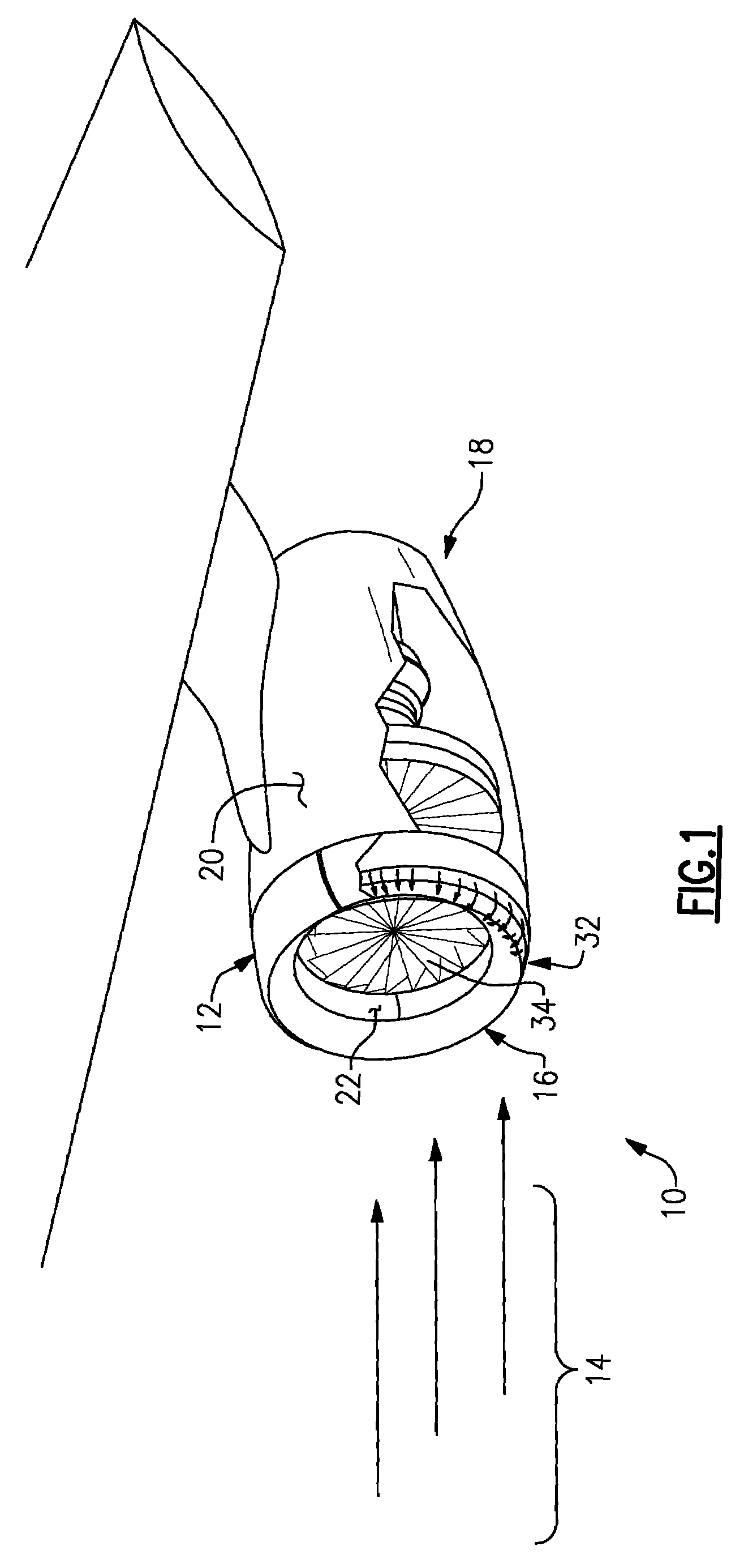 Flow distribution system for inlet flow control