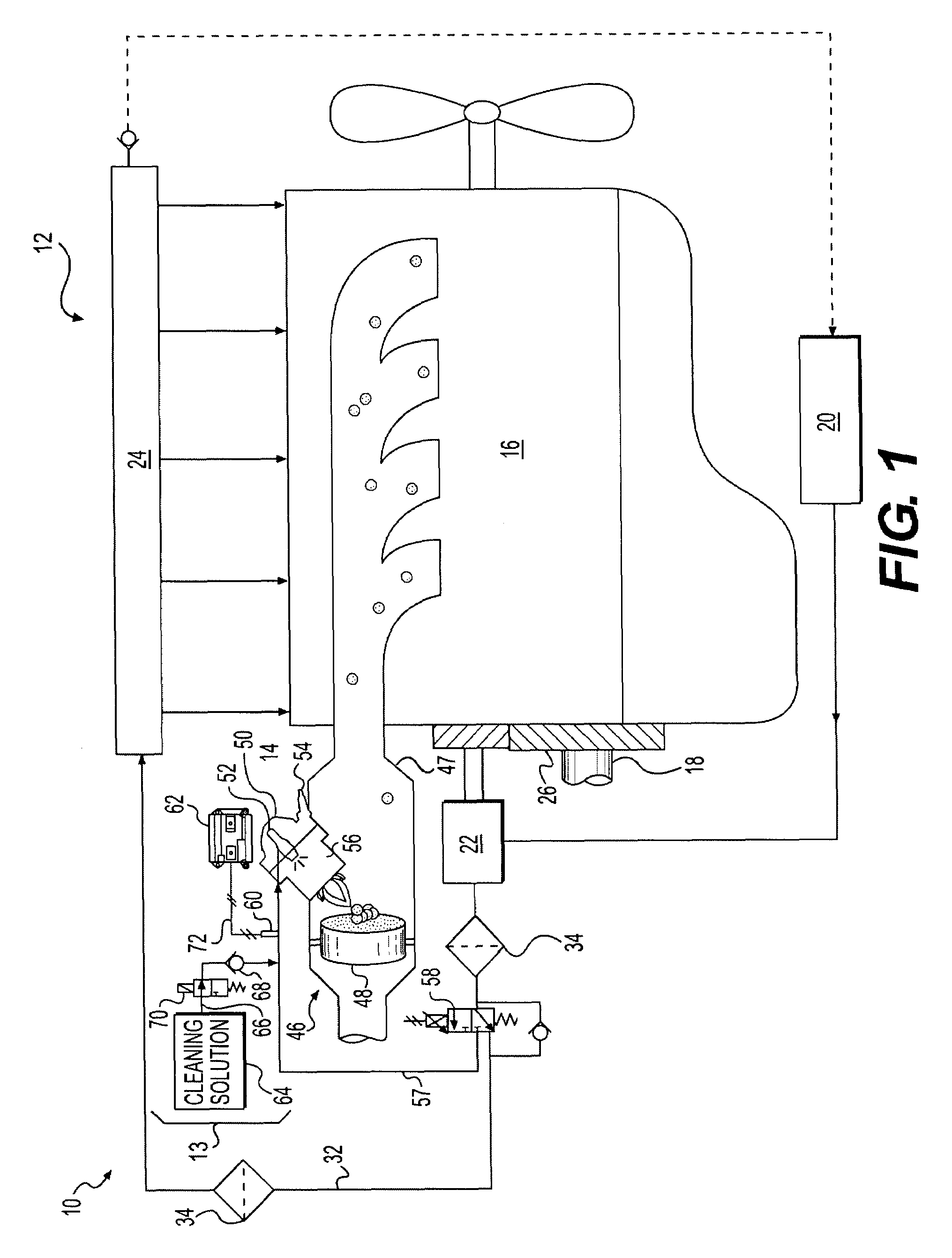 Injector cleaning system based on pressure decay
