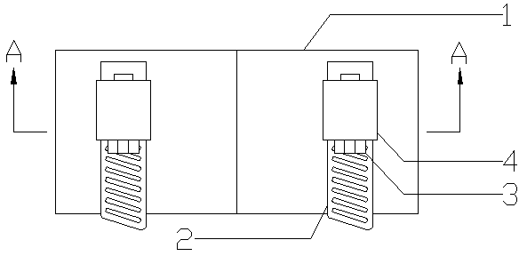 Three-dimensional gear transverse / vertical inside-tightening direct-type casing pipe connection structure