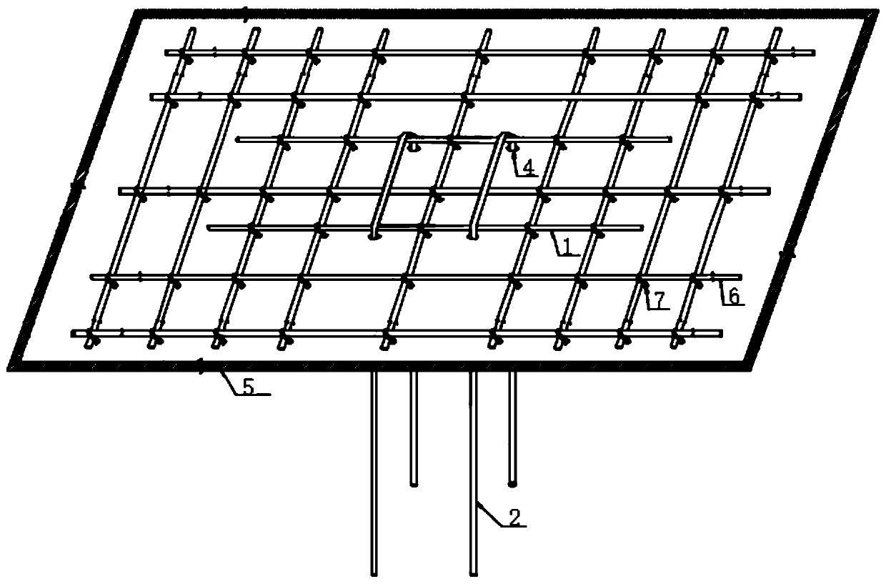 Constructional column embedded steel dowel device and construction method thereof