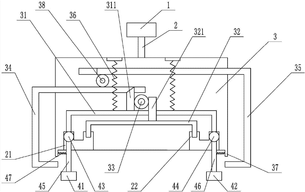 Flange end face grinding device