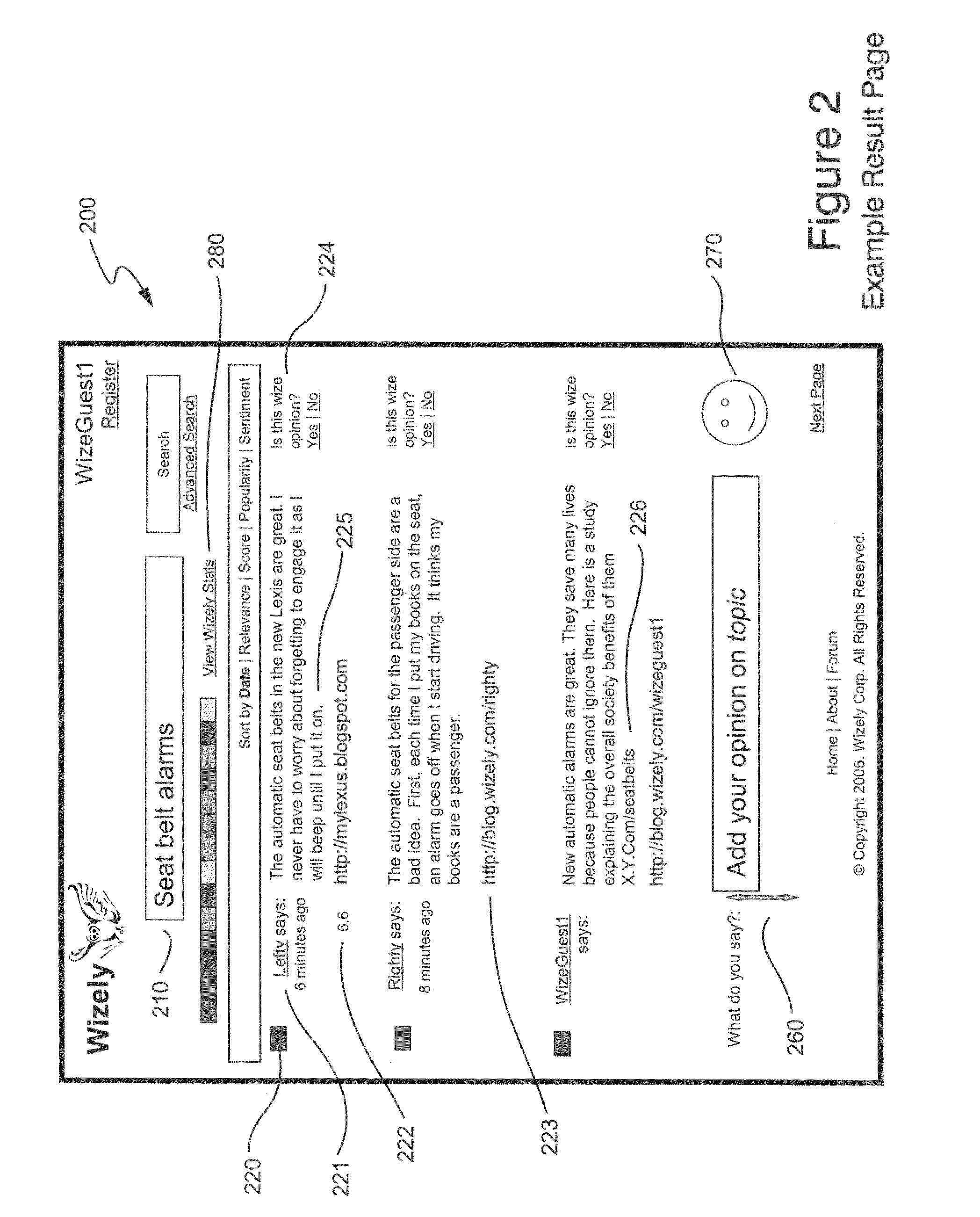 System and method for evaluating sentiment