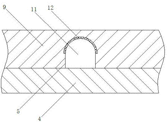 Separation aeration type liftable membrane component