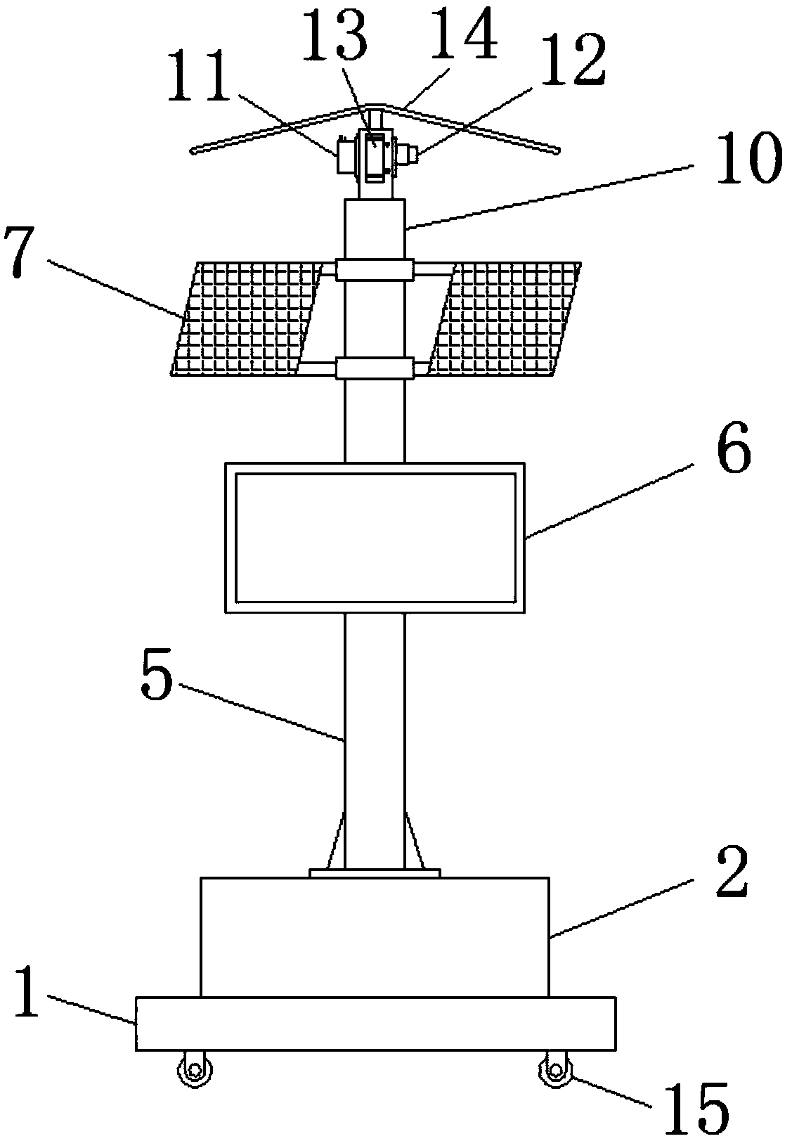 Monitoring device for construction sites