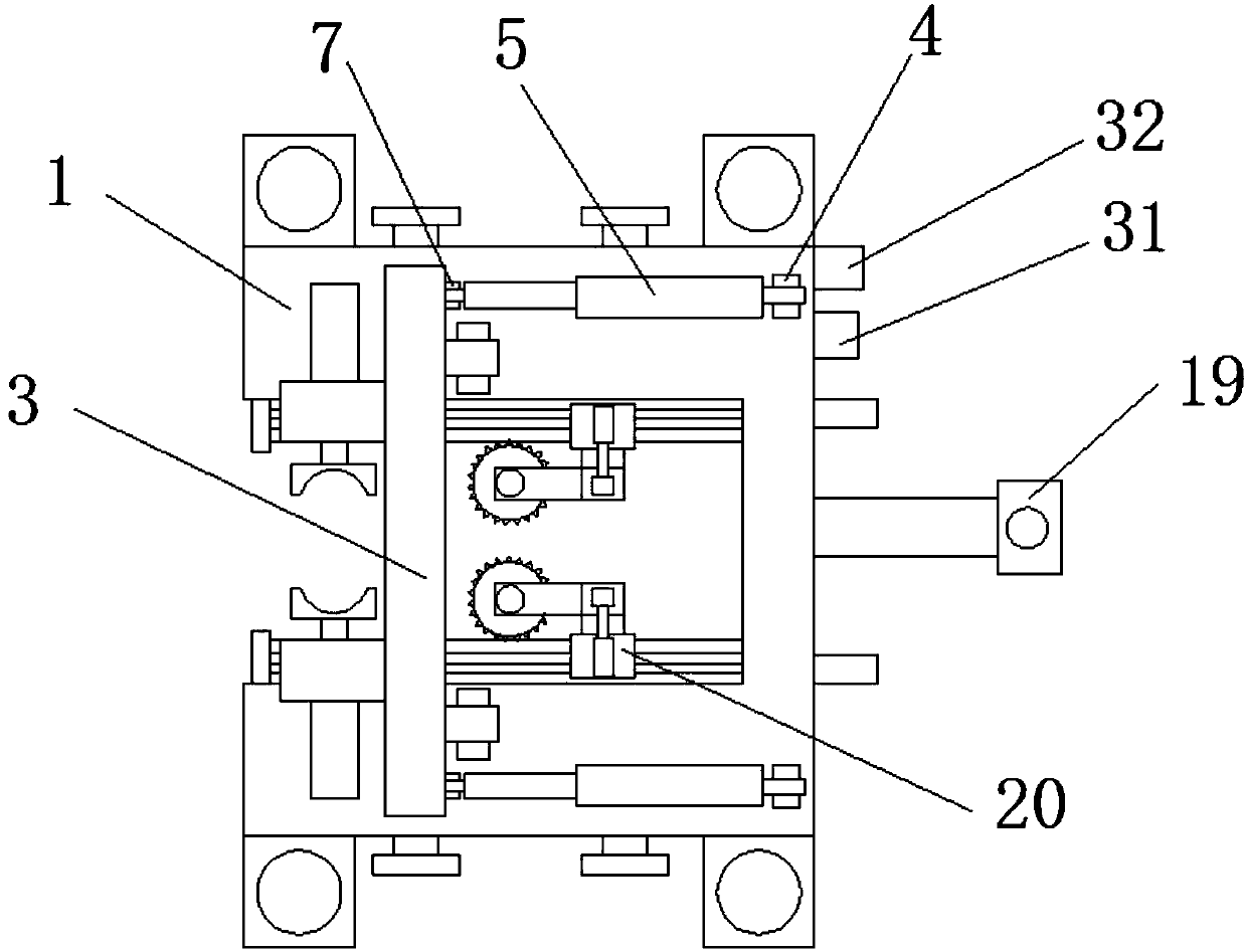 Outdoor telegraph pole removing device