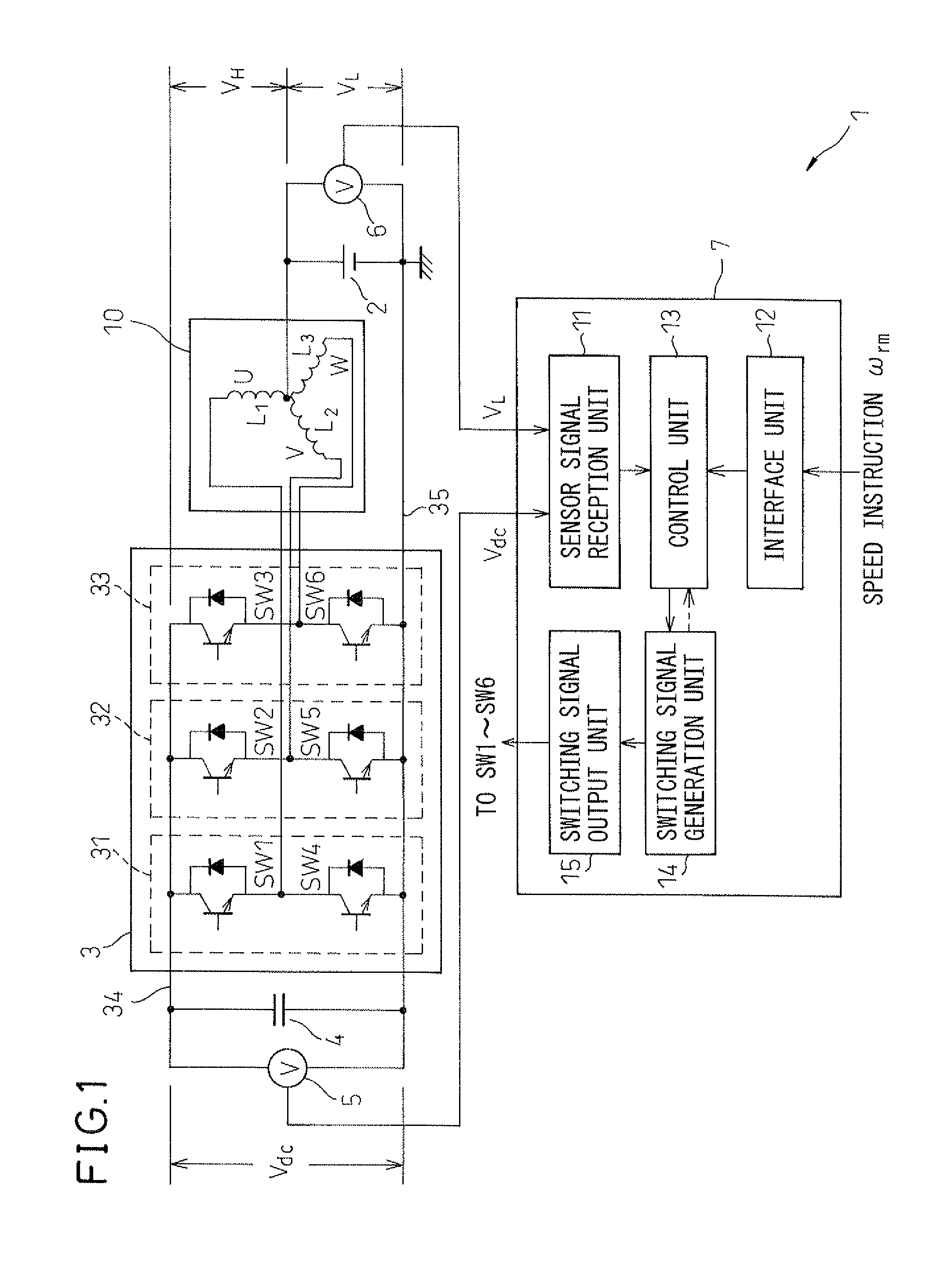 Electric motor drive device, control method of electric motor drive device, and electrically driven device