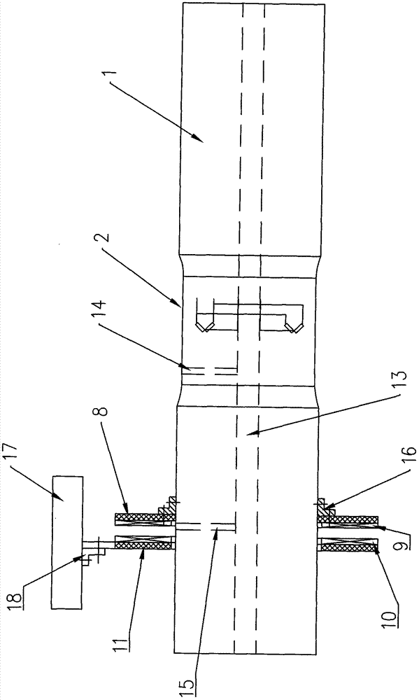 Transmission shaft with real-time online torque monitoring device
