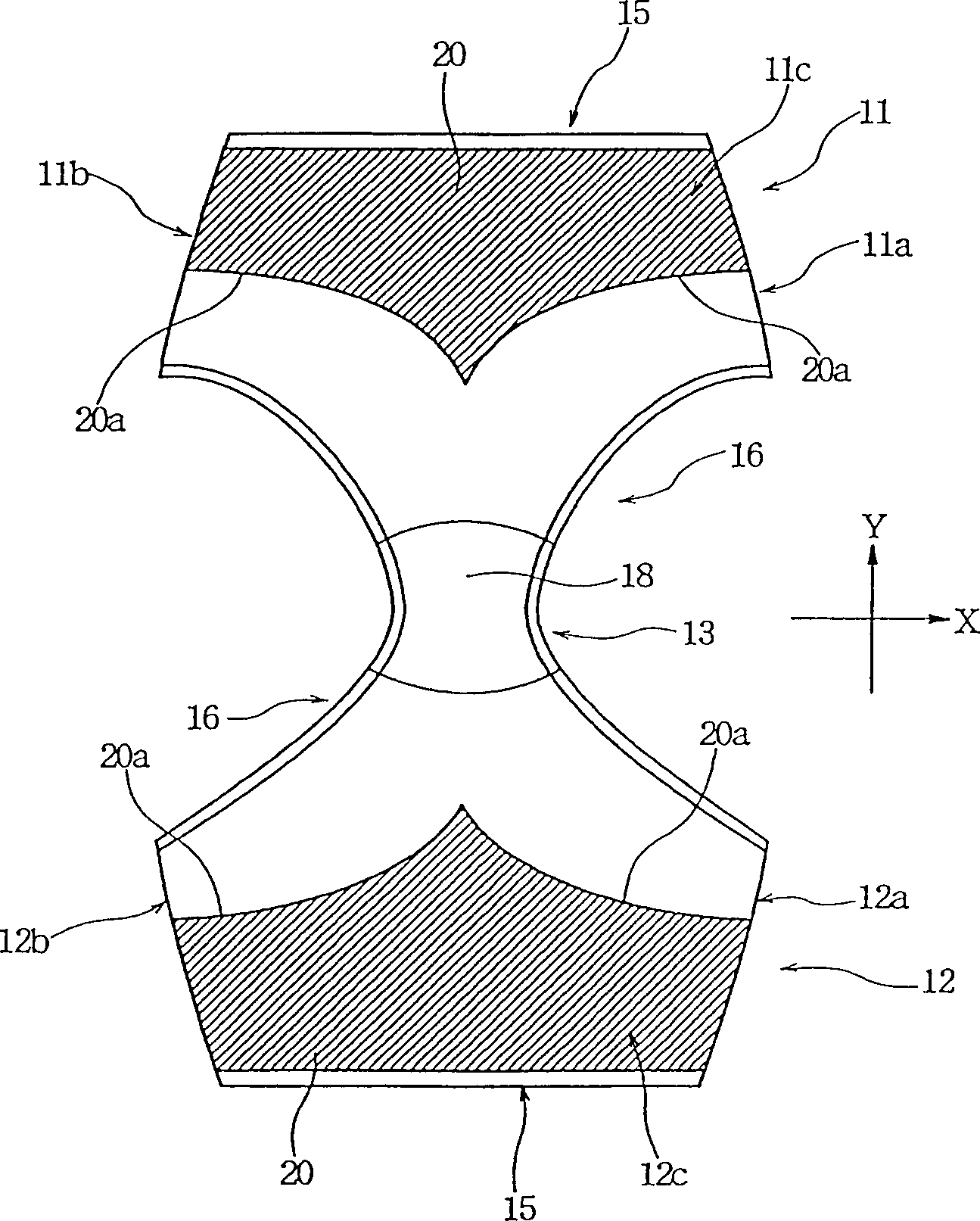 Underpants used in menstrual period