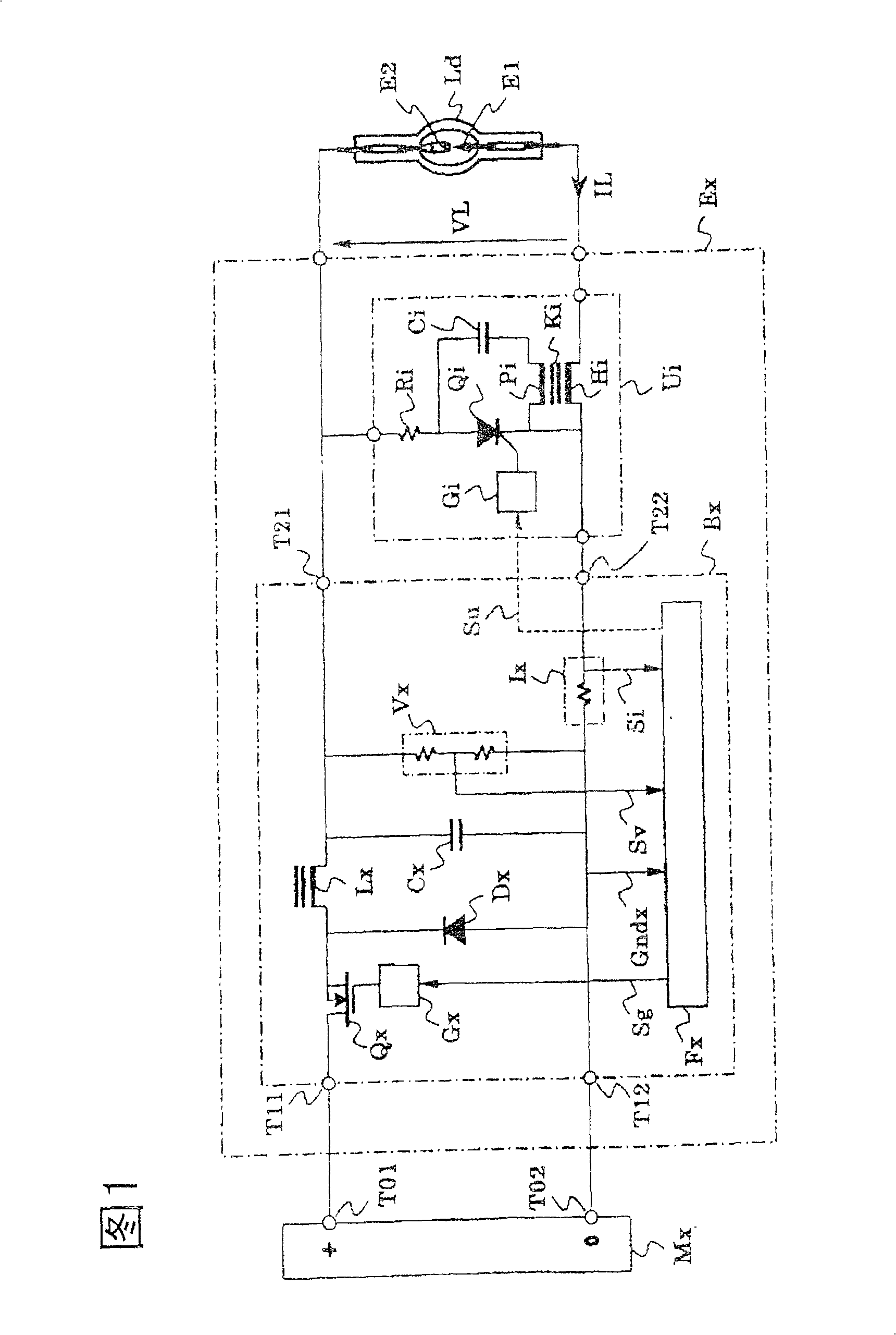 Power-supply device for discharge lamp