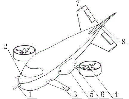 Cross-medium aircraft with changeable shape like sailfish