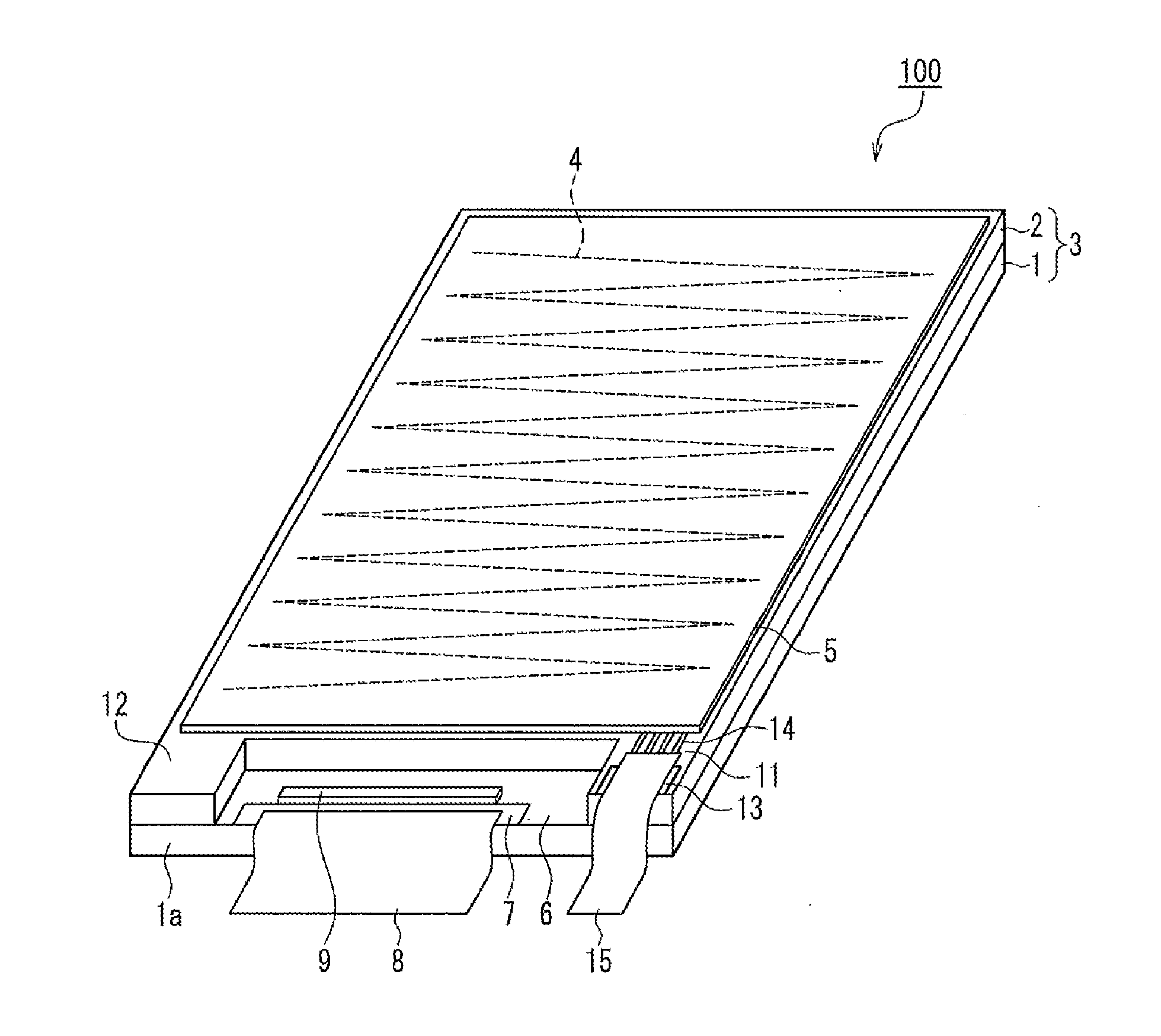 Display device with attached touch panel