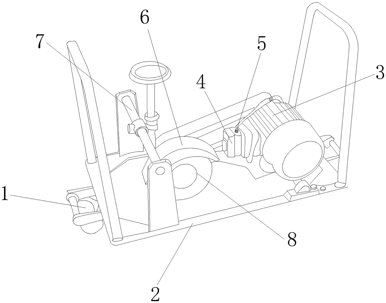 End-face grinding device for air intake and exhaust valves of internal combustion engines