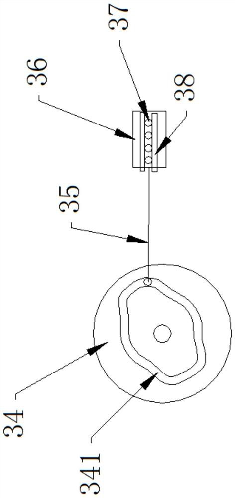 Driving device for taking off and entering last machine for shoe body