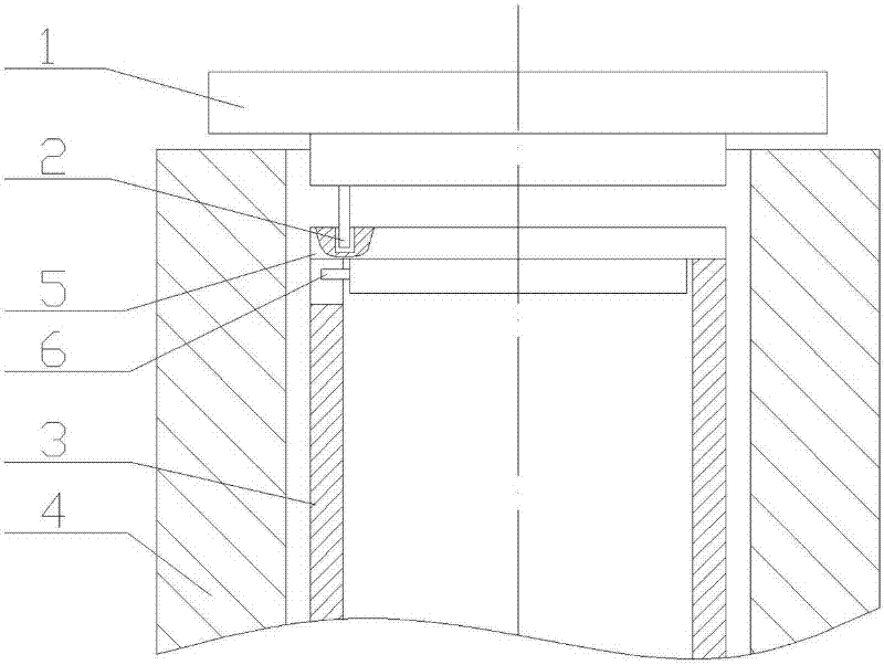 Positioning structure on top of high-pressure liquid ammonia pump cylinder