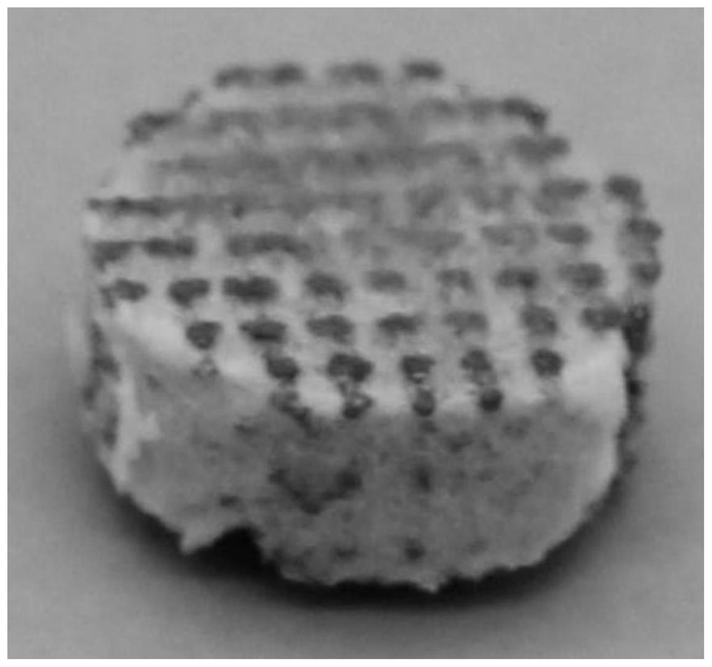 A porous metal bone implant material and its preparation method and application