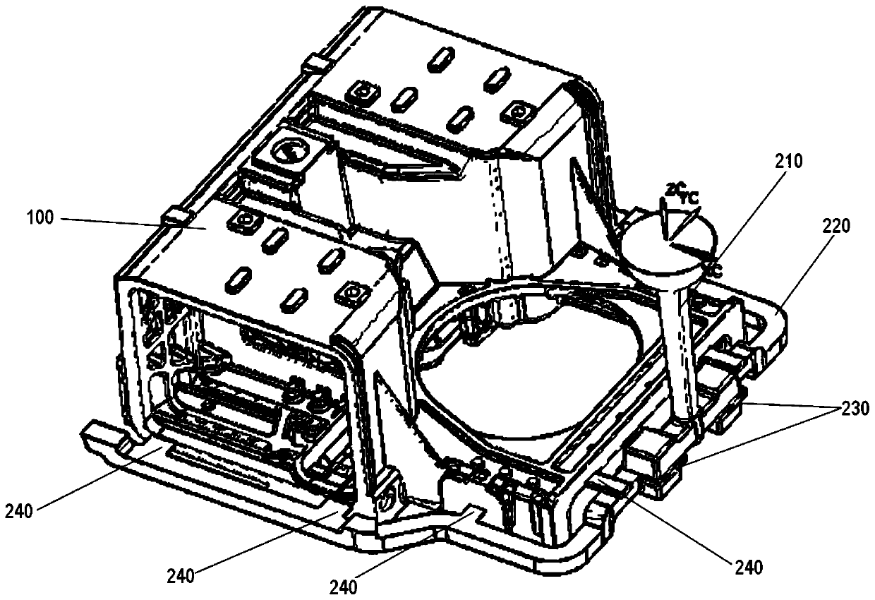 Casting method of high-powered engine box casting