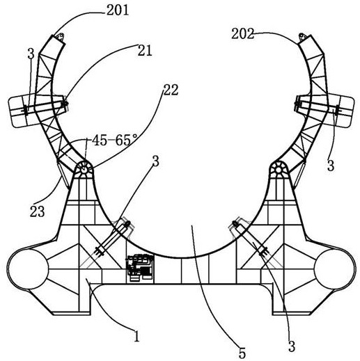 Pile holding machine