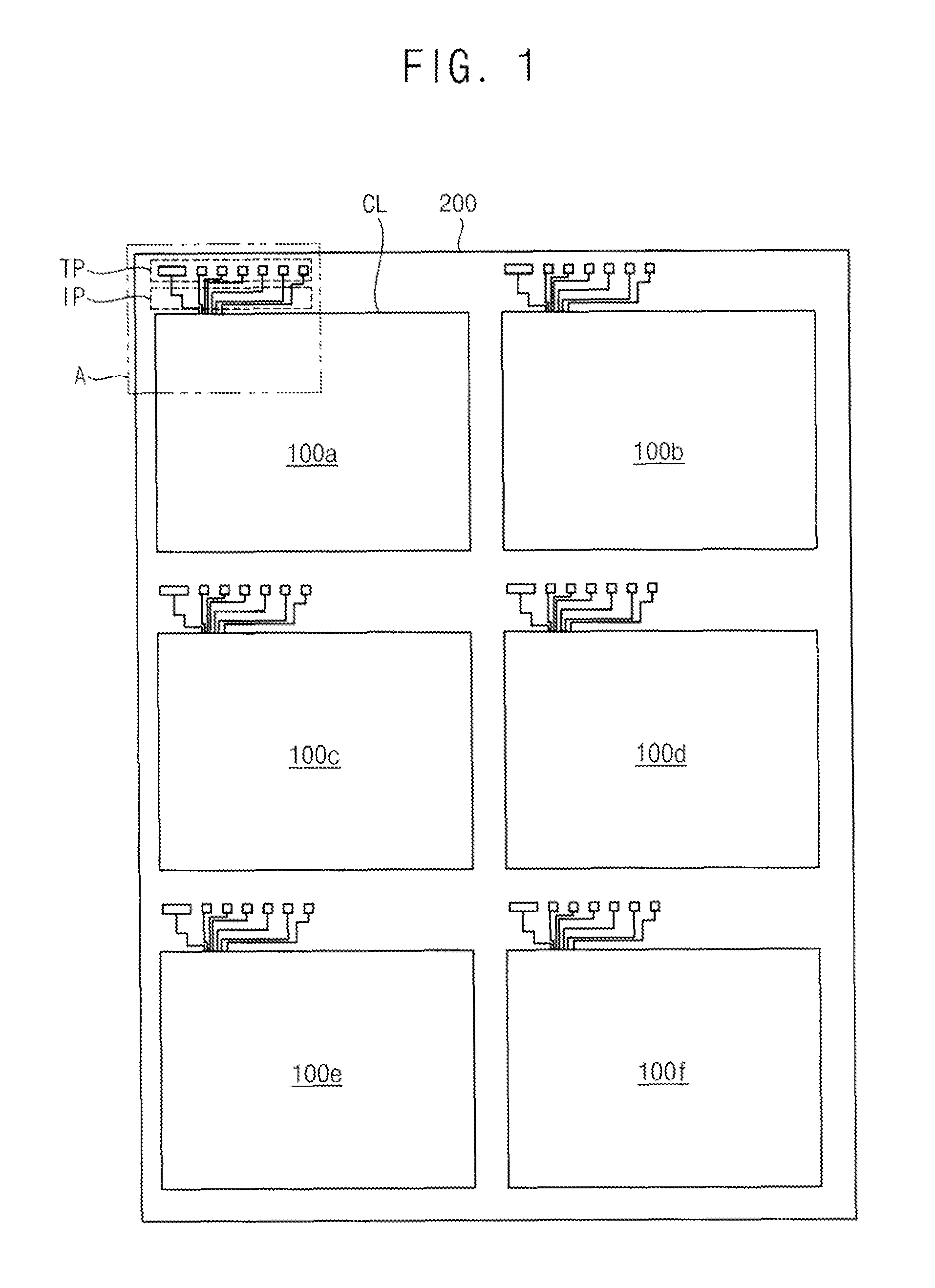 Substrate for a display device and method of manufacturing the same