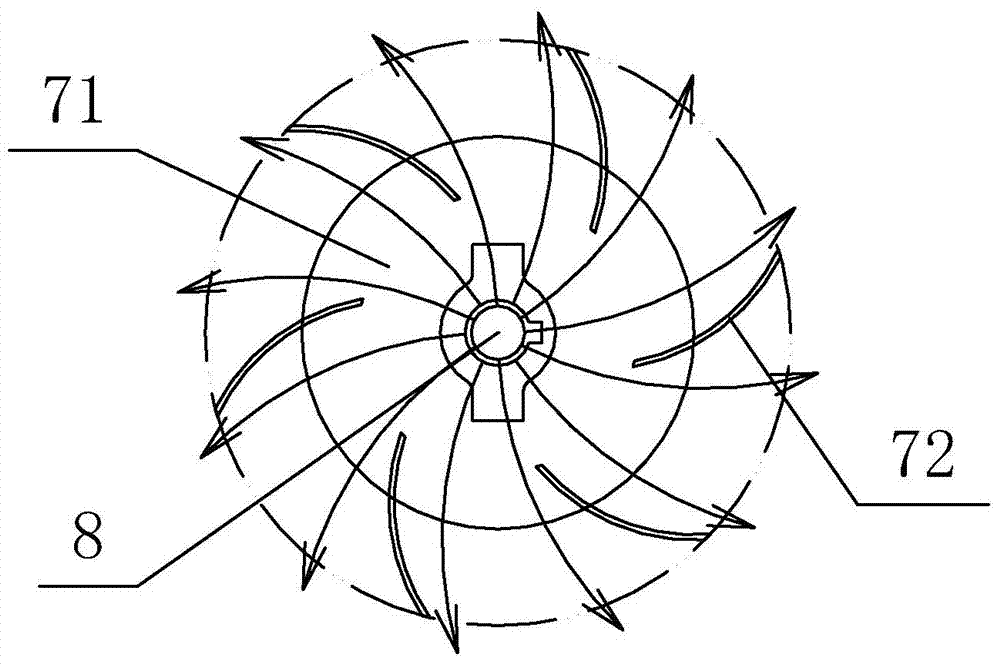 Gas-liquid mixing and stirring device