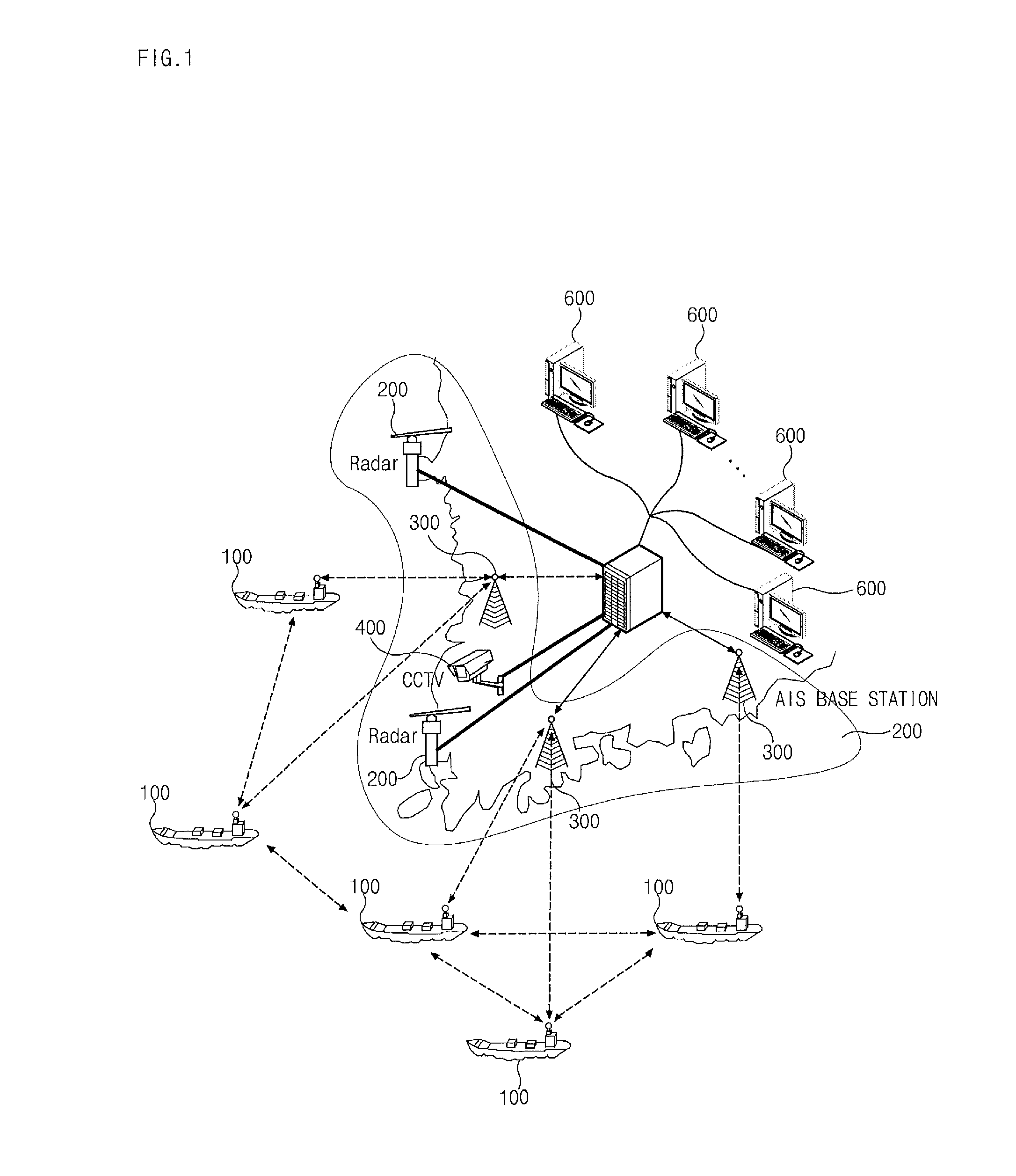 Vessel traffic service system and method for extracting accident data