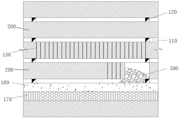 Non-solid waste filling mining method for gently inclined medium-thick ore bodies based on ellipsoid drawing structure