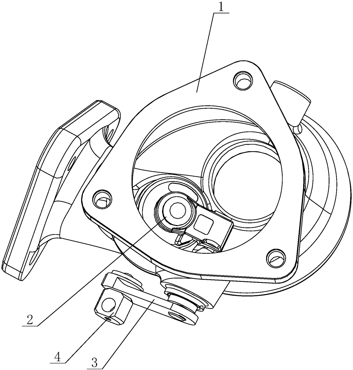 Leakage rate detection mechanism of volute casing assembly body