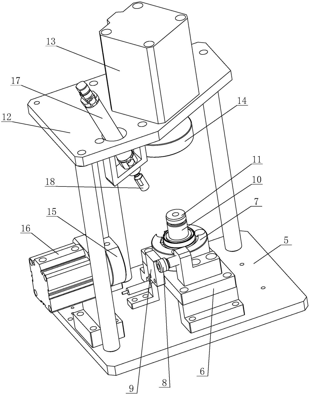 Leakage rate detection mechanism of volute casing assembly body