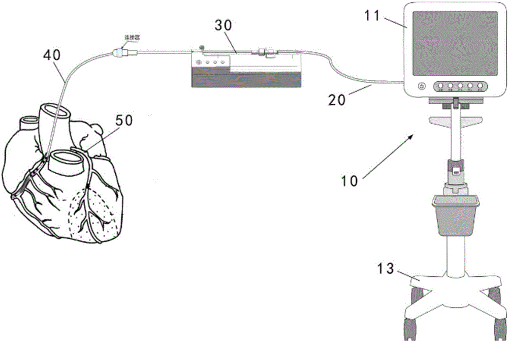 Multi-frequency three-dimensional coronary artery plaque detecting method