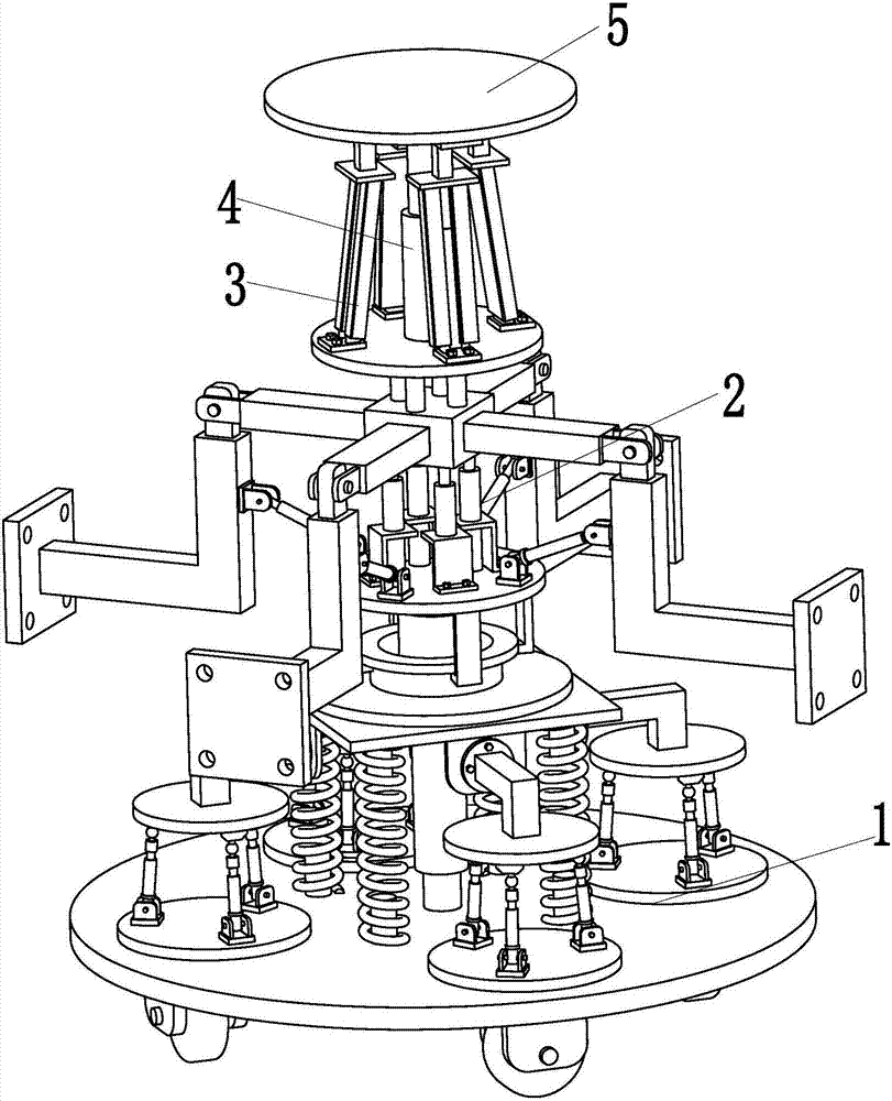 A Parallel Supporting Robot for Indoor Architecture with Angle Adjustment Function