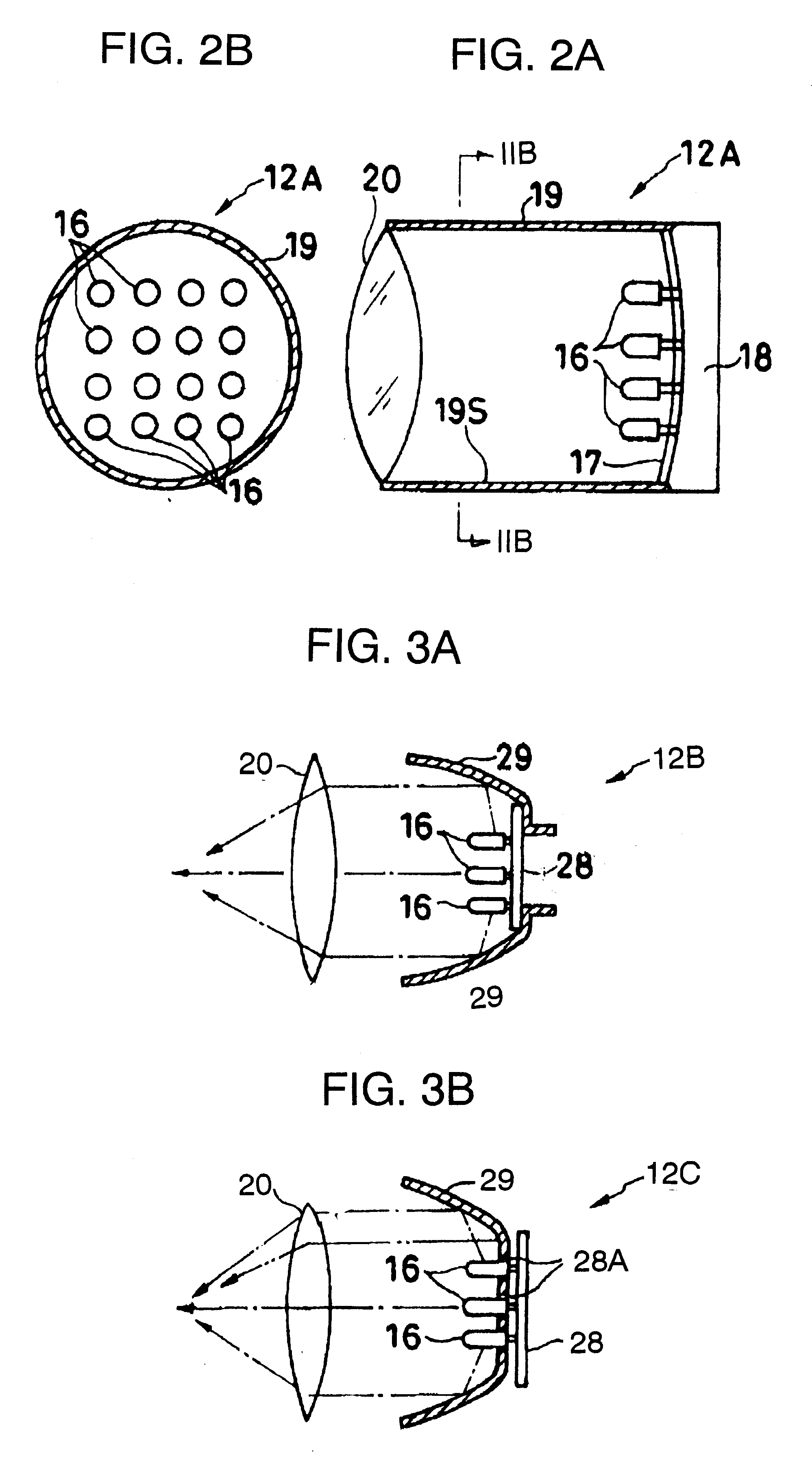 Battery-powered light source arrangement for endoscope