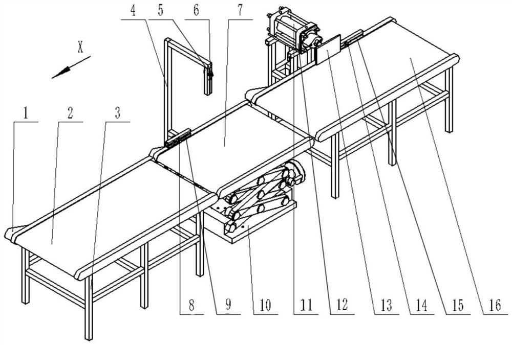 A fully automatic marking production line for diamond saw blades