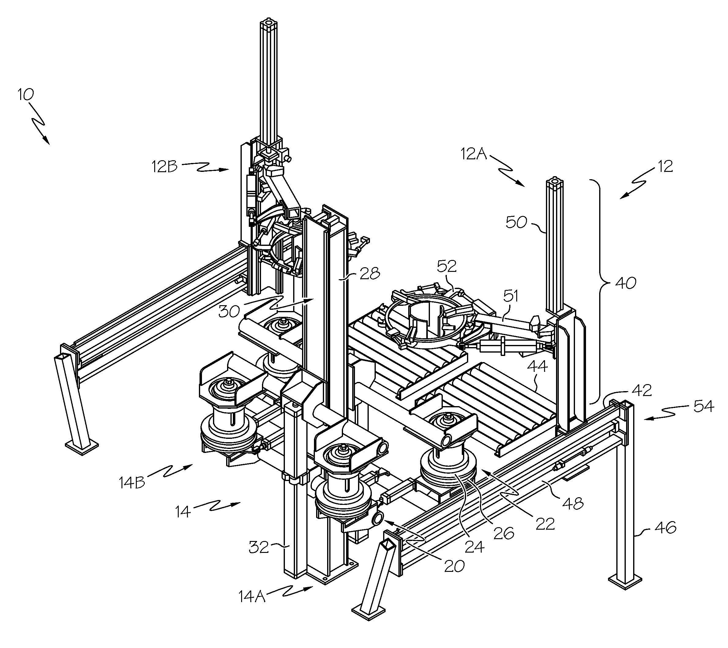 Combination loader and post cure inflator