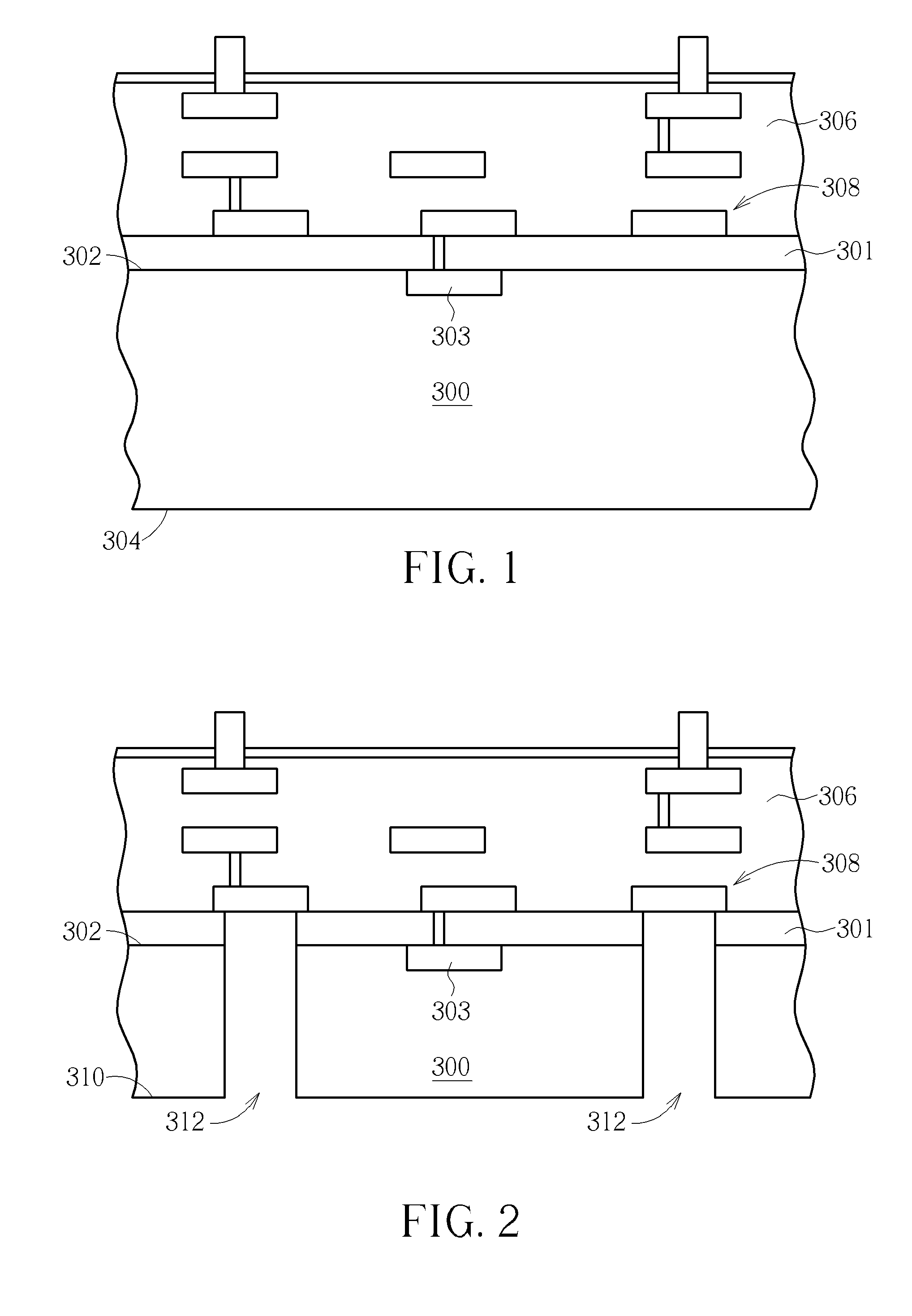 Chip With Through Silicon Via Electrode And Method Of Forming The Same