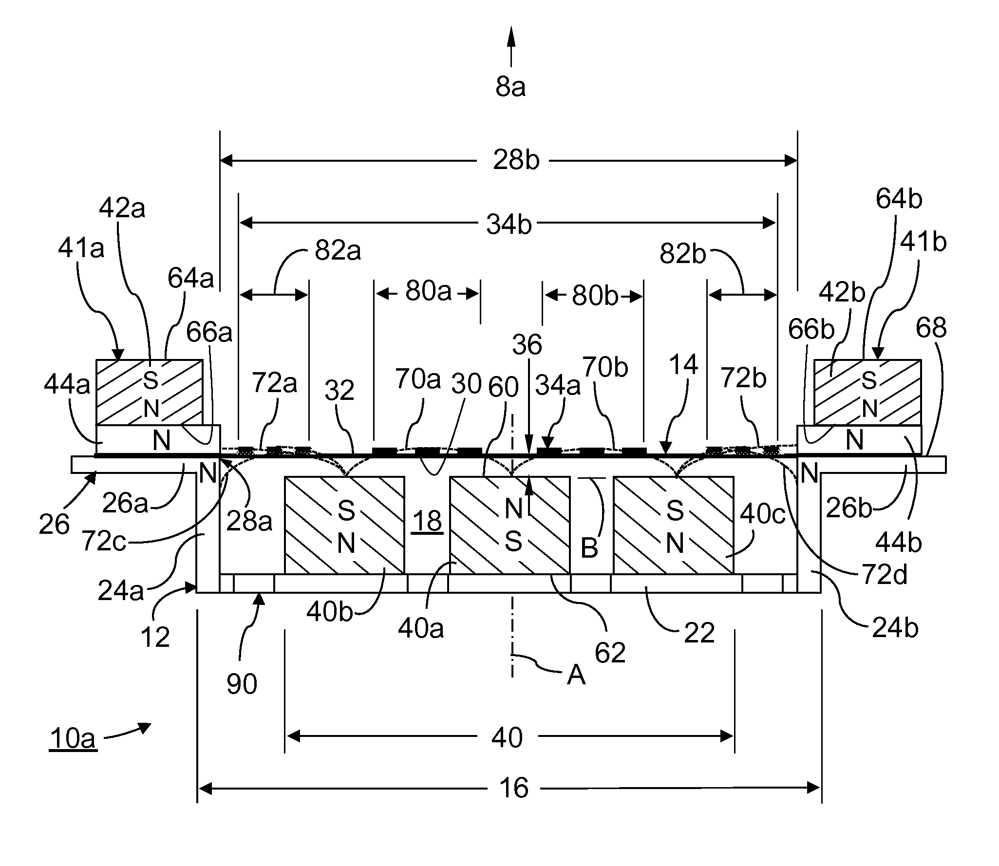 Planar-Magnetic Transducer With Improved Electro-Magnetic Circuit