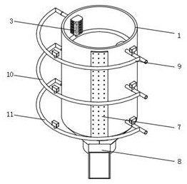 Latex powder spray drying tower