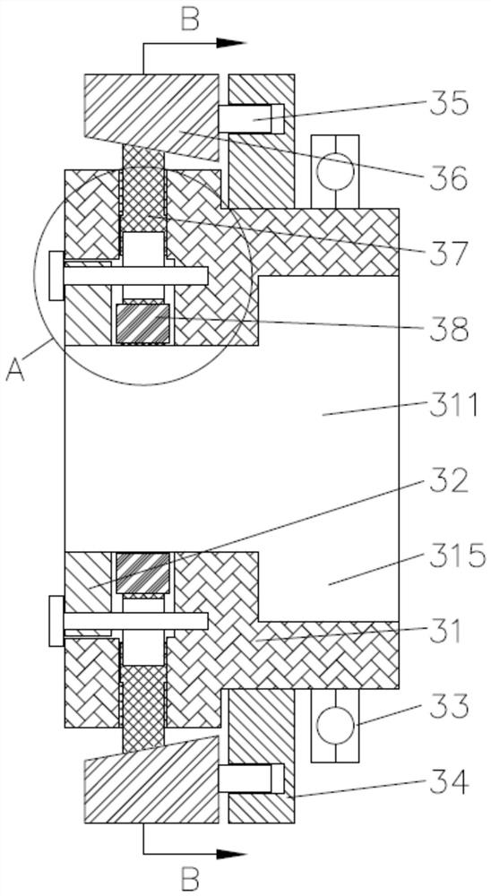 High-strength and high-reliability-sealing radial friction welding method for steel pipe fitting