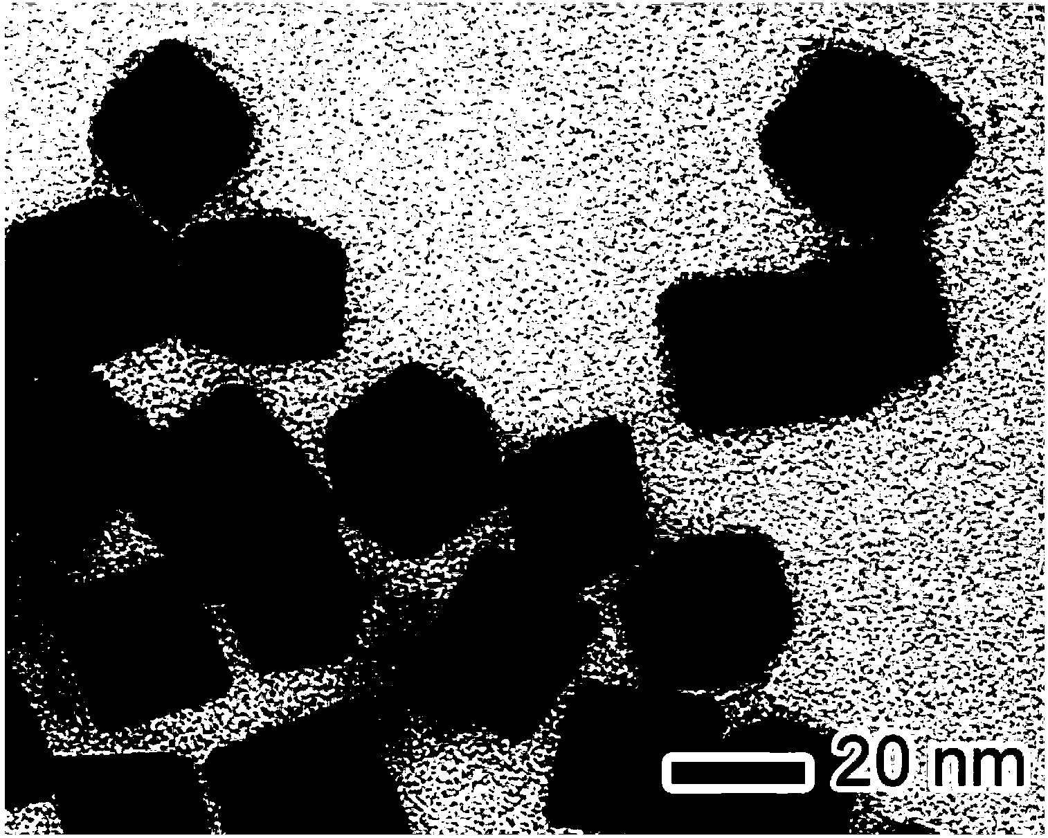 Method for preparing octahedral platinoid alloy nanocrystals and octahedral platinoid alloy nanocrystal prepared through adopting same