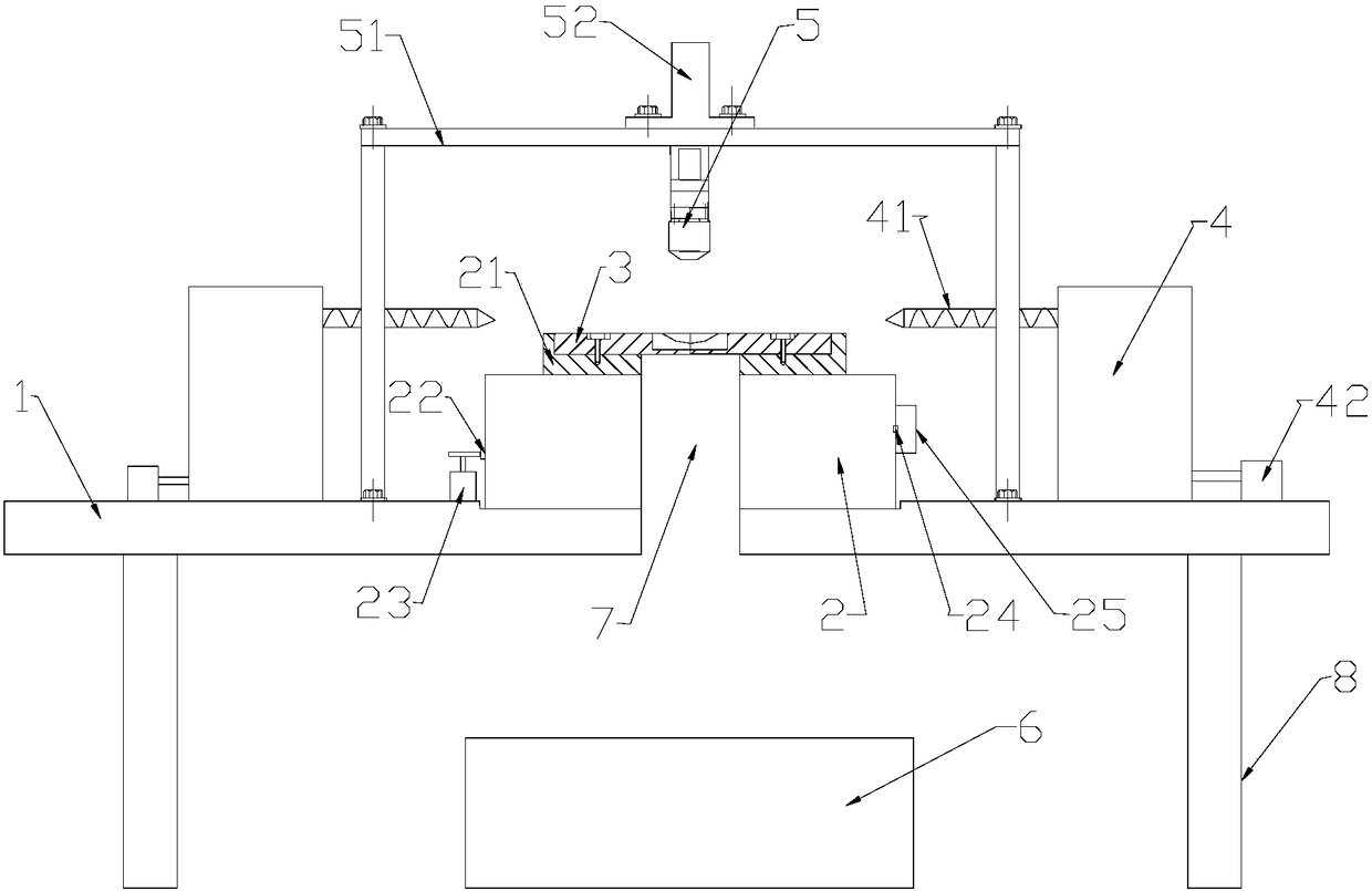 A cross-axis universal automatic drilling device