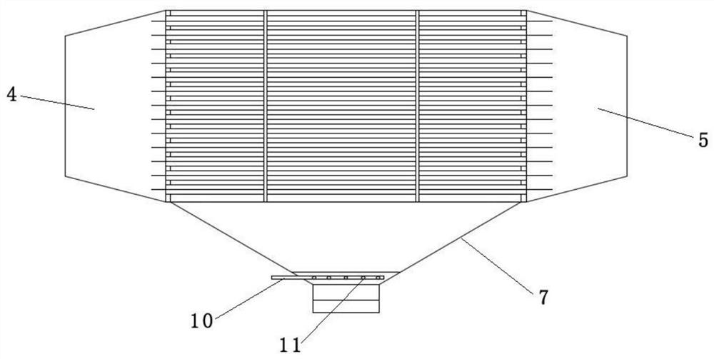 Glass tube heat exchanger capable of preventing dust accumulation and blockage and application thereof