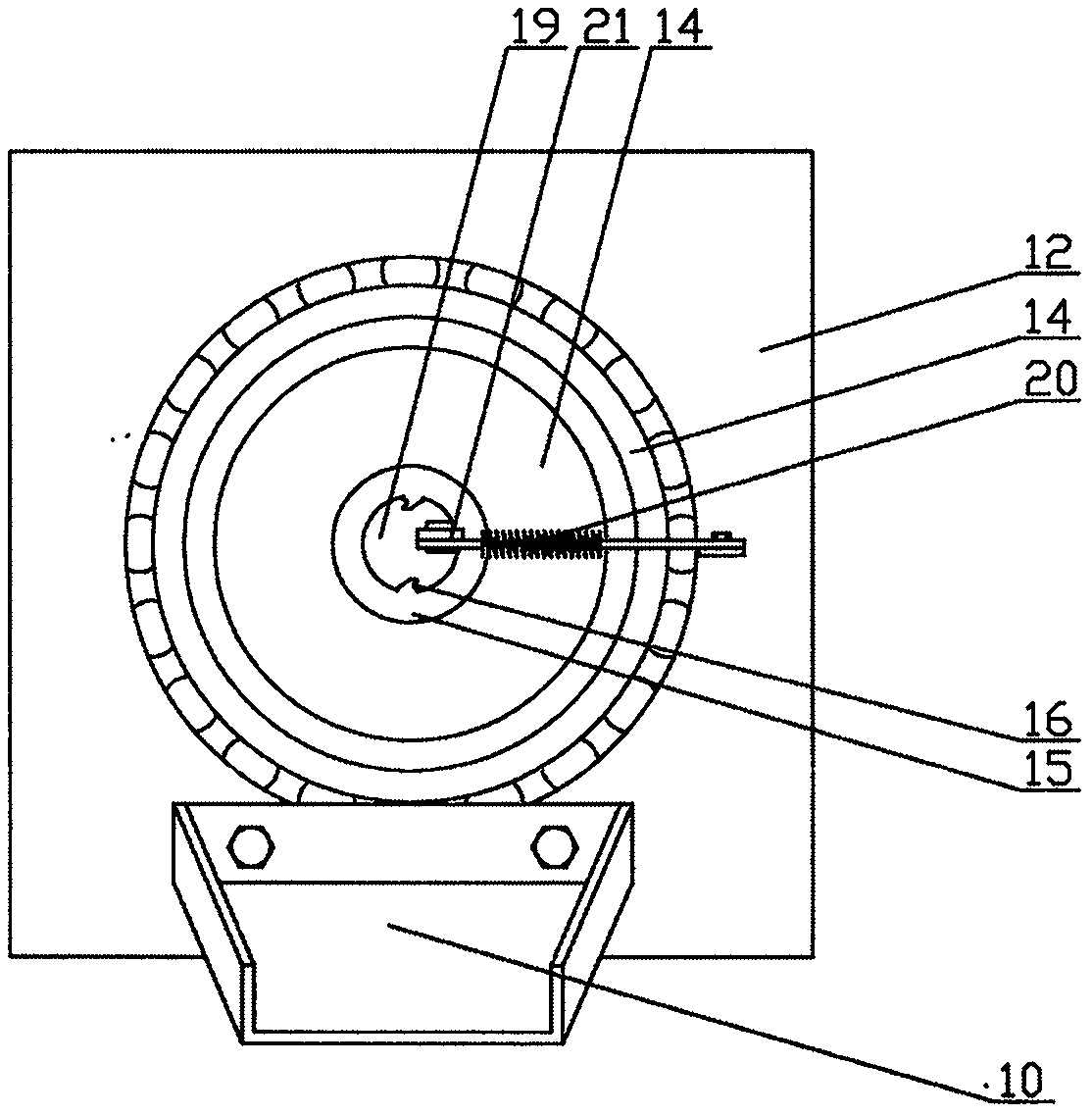 High-speed and low-noise wire twisting-off machine