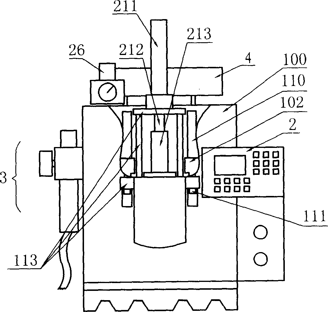 Air-actuated plastic injection machine