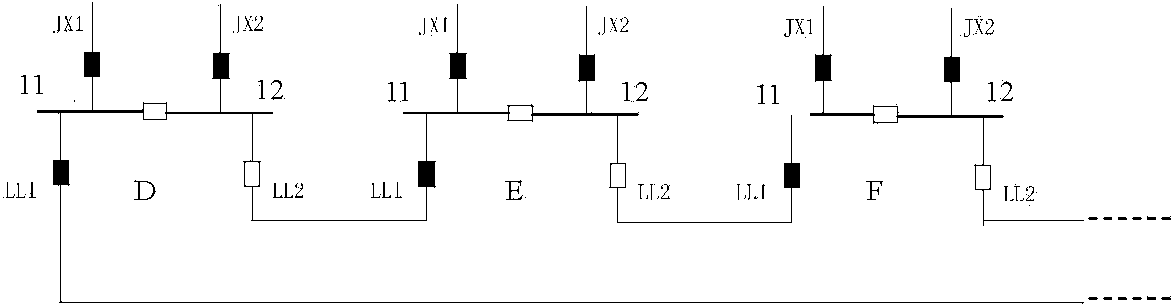 Power distribution net rack wiring structure