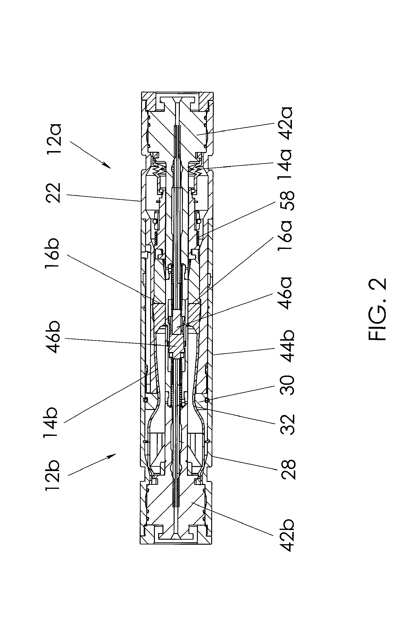 Connector including interlocking assembly and associated methods