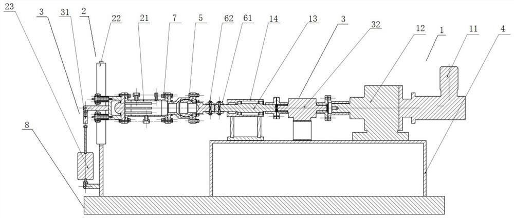 Flexible connection device performance test system and method