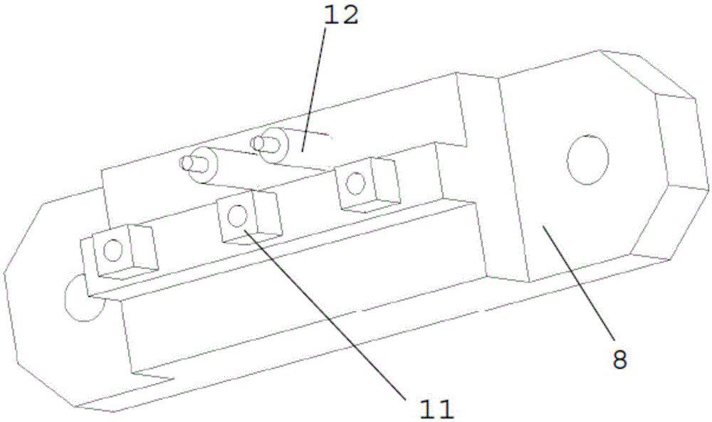 High-precision connection point punching and breaking device