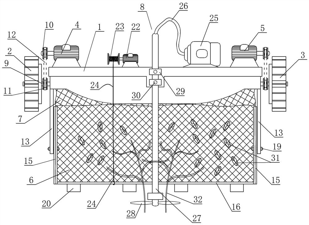 A cleaning boat for removing duckweed and weeds in water and its control method