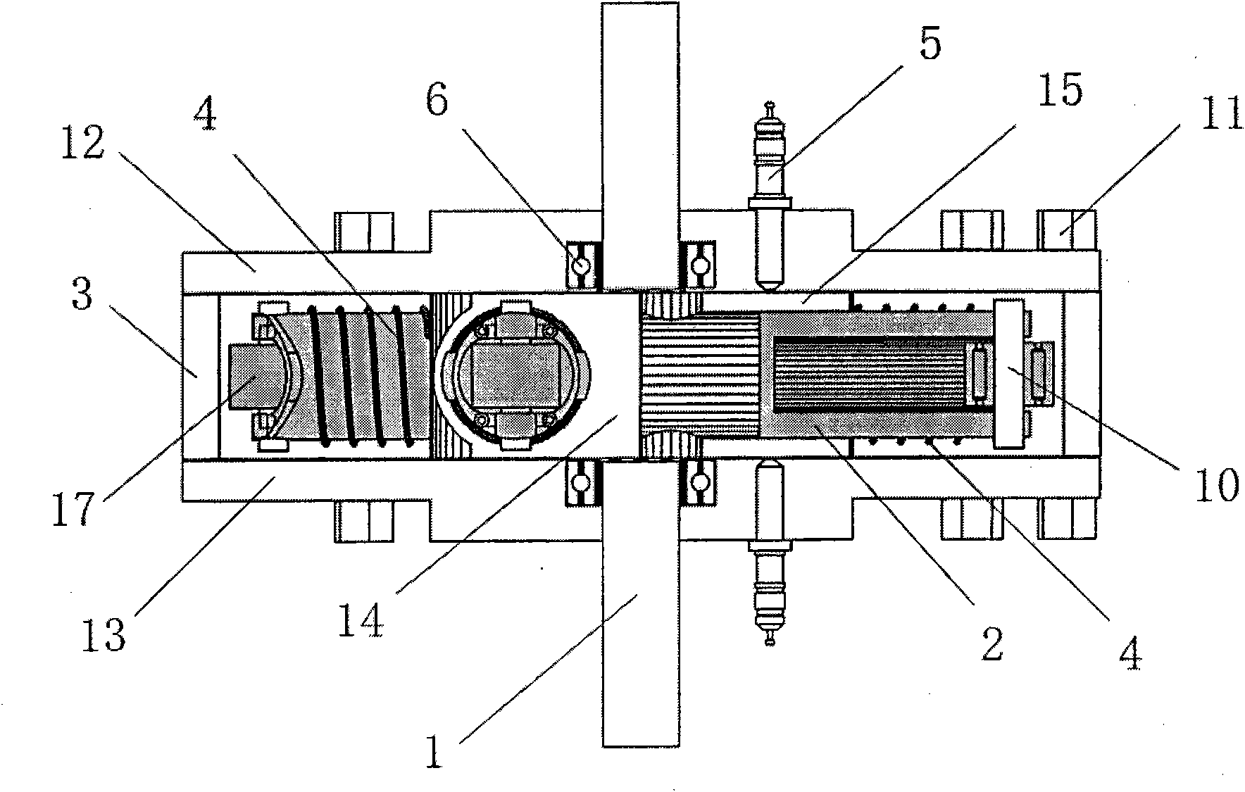 Cylinder and piston co-rotating type engine